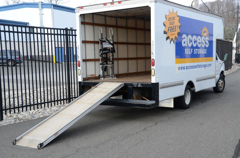 Access Self Storage branded moving truck