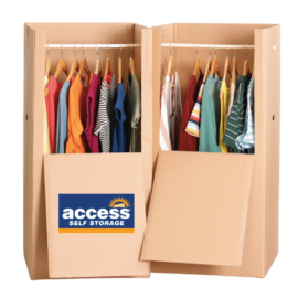 access wardrobe box